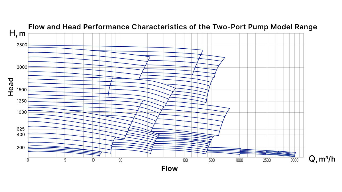 Diagram of a Between bearings pumps